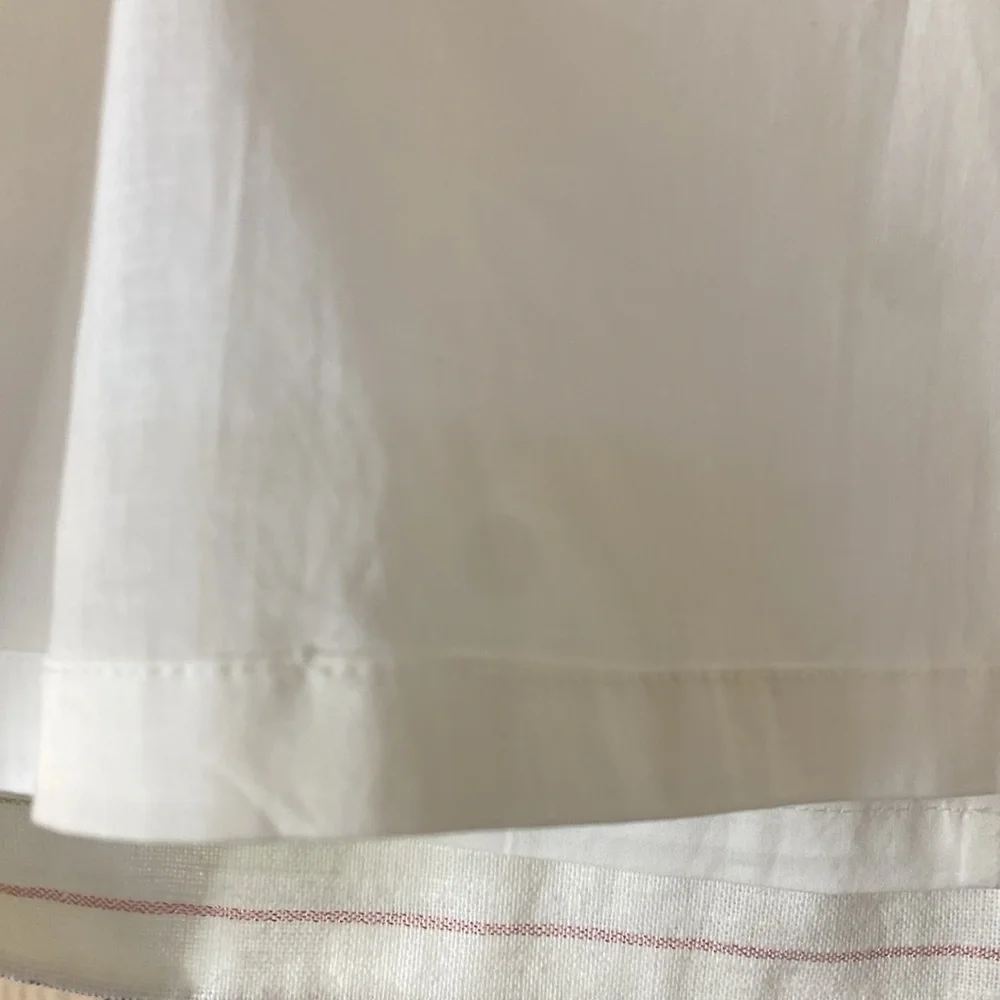 Loft SZ 14 Striped Cream Skirt NWOT - Picture 2 of 5